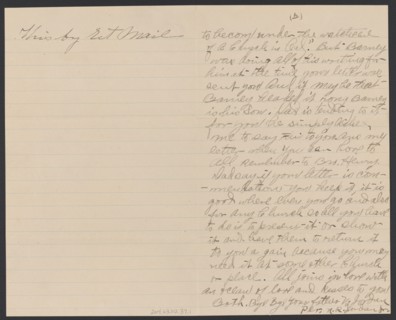 Letter written by Nelson Jordan Jr. and Nelson Jordan to Julia Womack, February 4, 1910. Creators: Nelson Jordan, Nelson Jordan.