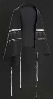 Prayer shawl from Beth Shalom B'nai Zaken Ethiopian Hebrew Congregation, 2010. Creator: Carolyn McCollough.