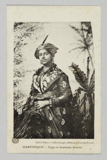 MARTINIQUE - Type et Costume Créole, ca. 1920. Creator: Louis Bauer.