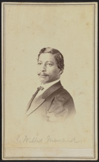 Carte-de-visite portrait of John W. Menard, 1868-1870. Creator: William H. Leeson.