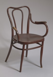 Deacon's chair used by Sixth Mount Zion Baptist Church, ca. 1900. Creator: Jacob and Josef Kohn.