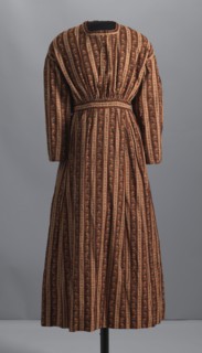 Dress made by an unidentified enslaved woman, 1845-1865. Creator: Unknown.