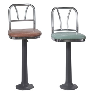 Lunch counter stools from Greensboro, North Carolina sit-ins, 1939-1960. Creator: Chicago Hardware Foundry Co..