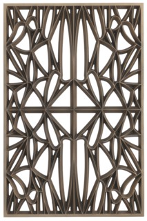 Corona panel designed for NMAAHC (Type A: 65% opacity), ca. 2013. Creators: Peerless Pattern Works, Morel Industries, Dura Industries, Northstar Contracting.