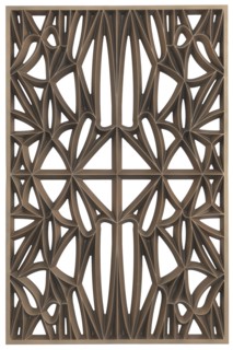 Corona panel designed for NMAAHC (Type C: 75% opacity), ca. 2013. Creators: Peerless Pattern Works, Morel Industries, Dura Industries, Northstar Contracting.