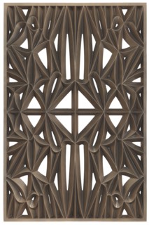 Corona panel designed for NMAAHC (Type F: 90% opacity), ca. 2013. Creators: Peerless Pattern Works, Morel Industries, Dura Industries, Northstar Contracting.