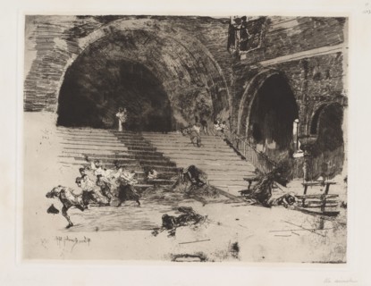 A Miracle (Un Miracle), 1874. Creator: Mose, Bianchi.