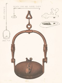 Amana Baker's Oven Lamp, c. 1937. Creator: Frank Eiseman.