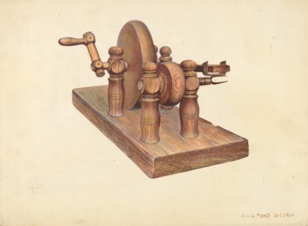 Apple Peeler, 1935/1942. Creator: Samuel W. Ford.