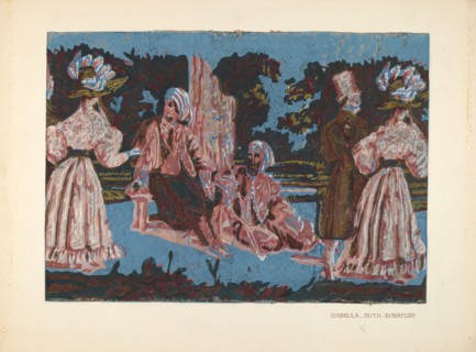 Bandbox Design, 1935/1942. Creator: Isabella Ruth Doerfler.