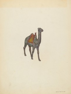 Bank Camel, c. 1940. Creator: William O. Fletcher.