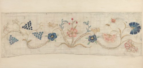 Bed Hanging, c. 1942. Creator: Isabella Ruth Doerfler.