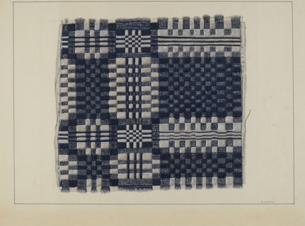 Blue and White Homespun, c. 1937. Creator: William O. Fletcher.