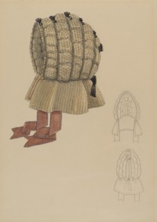 Bonnet, c. 1936. Creator: Bessie Forman.