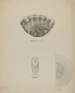 Bowl, c. 1936. Creator: Roberta Elvis.