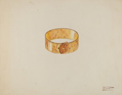 Bracelet, c. 1939. Creator: Frank Fumagalli.