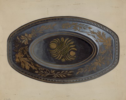 Bread Tray, c. 1937. Creator: Albert Eyth.