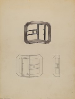 Buckles, c. 1936. Creator: John Dieterich.