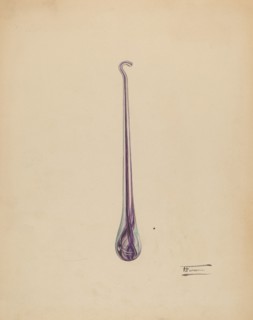 Button Hook, c. 1938. Creator: Frank Fumagalli.