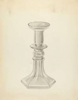 Candlestick, c. 1937. Creator: John Fisk.