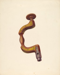 Carpenter's Brace, c. 1939. Creator: William H Edwards.