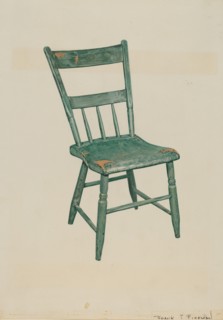 Chair, c. 1938. Creator: Frank Eiseman.