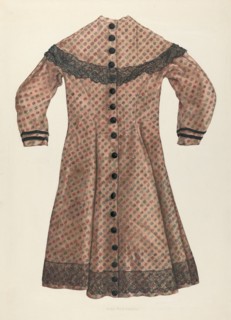 Challis Girl's Dress, c. 1937. Creator: Max Fernekes.