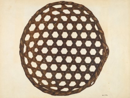 Cheese Basket, c. 1941. Creator: George File.