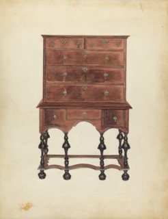 Chest of Drawers, c. 1939. Creator: Harry Eisman.