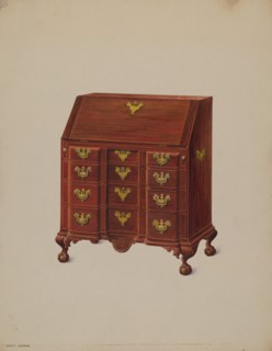 Child's Desk, c. 1937. Creator: Harry Eisman.