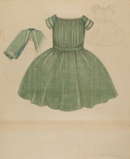 Child's Dress, 1935/1942. Creator: Bessie Forman.