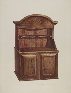 Childs's Dresser, 1935/1942. Creator: Edward L Loper.