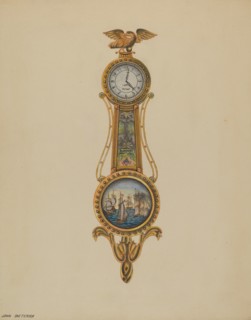 Clock, c. 1938. Creator: John Dieterich.