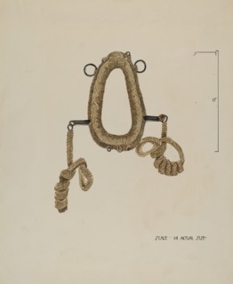 Collar For Burro, c. 1936. Creator: Roberta Elvis.