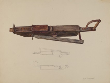 Corn Planter, c. 1938. Creator: Max Fernekes.
