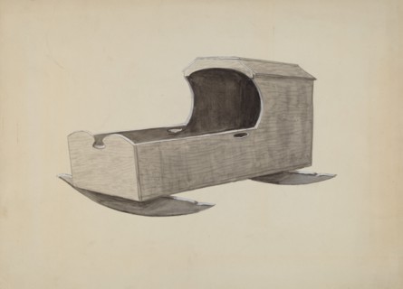 Cradle, c. 1936. Creator: Edward L Loper.