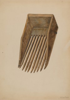 Cranberry Harvesting Scoop, c. 1942. Creator: William Frank.