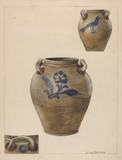 Crock, c. 1936. Creator: Yolande Delasser.