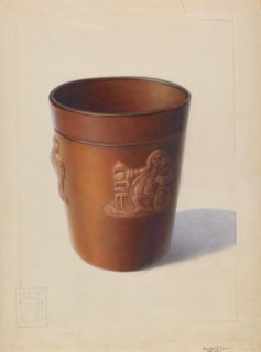 Crock, c. 1937. Creator: Edward L Loper.