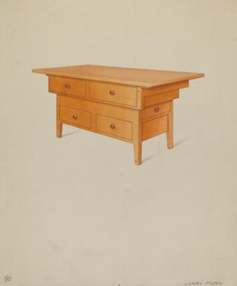 Dairy Counter, 1935/1942. Creator: Lawrence Foster.