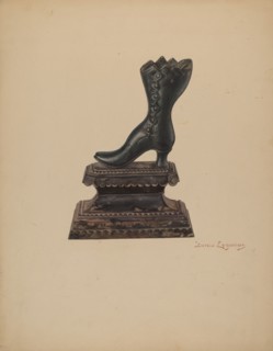 Door Stop, c. 1939. Creator: Sarkis Erganian.