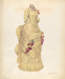 Dress, 1935/1942. Creator: Bessie Forman.