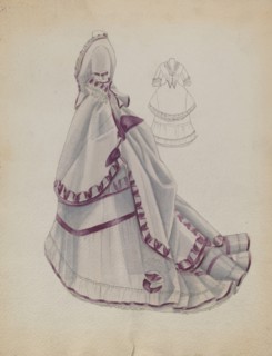 Dress, 1935/1942. Creator: Bessie Forman.