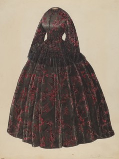 Dress, 1935/1942. Creator: Bessie Forman.