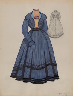 Dress, 1936. Creator: Marie Famularo.