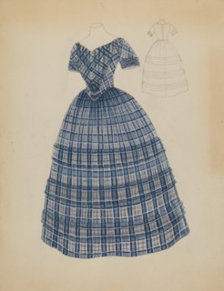 Dress, c. 1936. Creator: Bessie Forman.