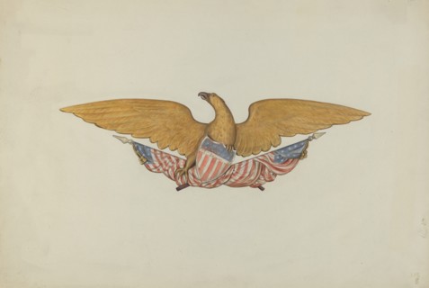 Eagle Stern Piece, c. 1938. Creator: Betty Fuerst.