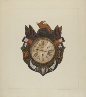 Eight Day Marine Clock, c. 1938. Creator: Edward L Loper.