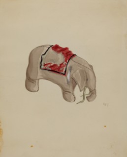 Elephant, c. 1936. Creator: Raoul Du Bois.
