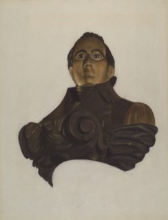 Figurehead, c. 1936. Creator: Betty Fuerst.